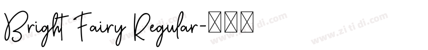 Bright Fairy Regular字体转换
